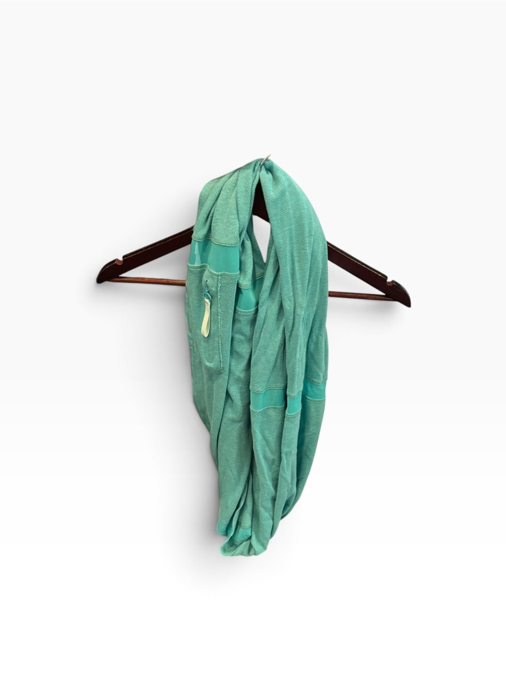 lululemon athletica Teal Infinity Scarf with Zip Pocket